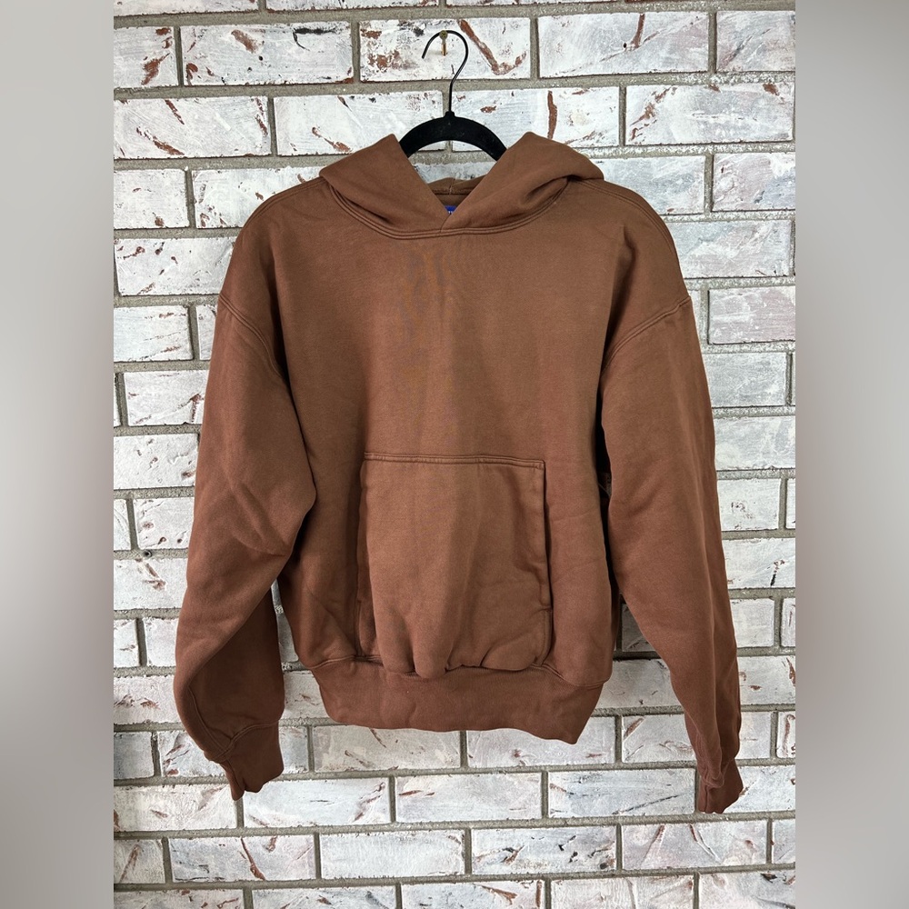 Yeezy GAP | Double Layered Brown Hoodie - Picture 3 of 10
